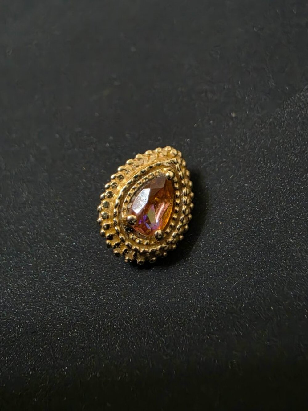 BVLA 14k Yellow Gold Afghan Pear